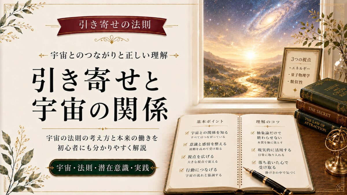 引き寄せの法則と宇宙の関係