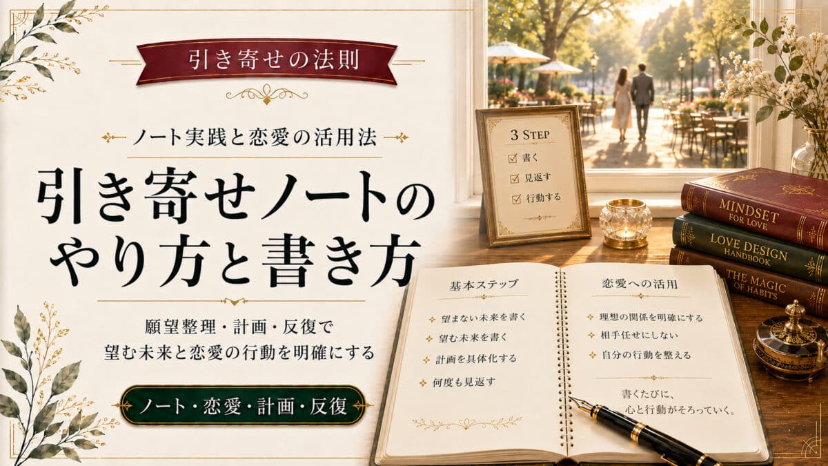 引き寄せノートの使い方