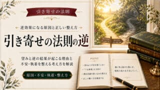 引き寄せの法則で逆や真逆のことが起こる原因は？潜在意識から防ぐ逆効果