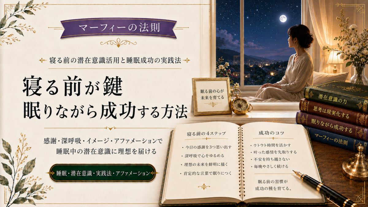 マーフィーの法則で寝る前にやること