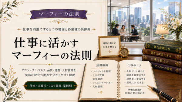 マーフィーの法則で仕事の出世を叶えて無能な上司に対処する方法