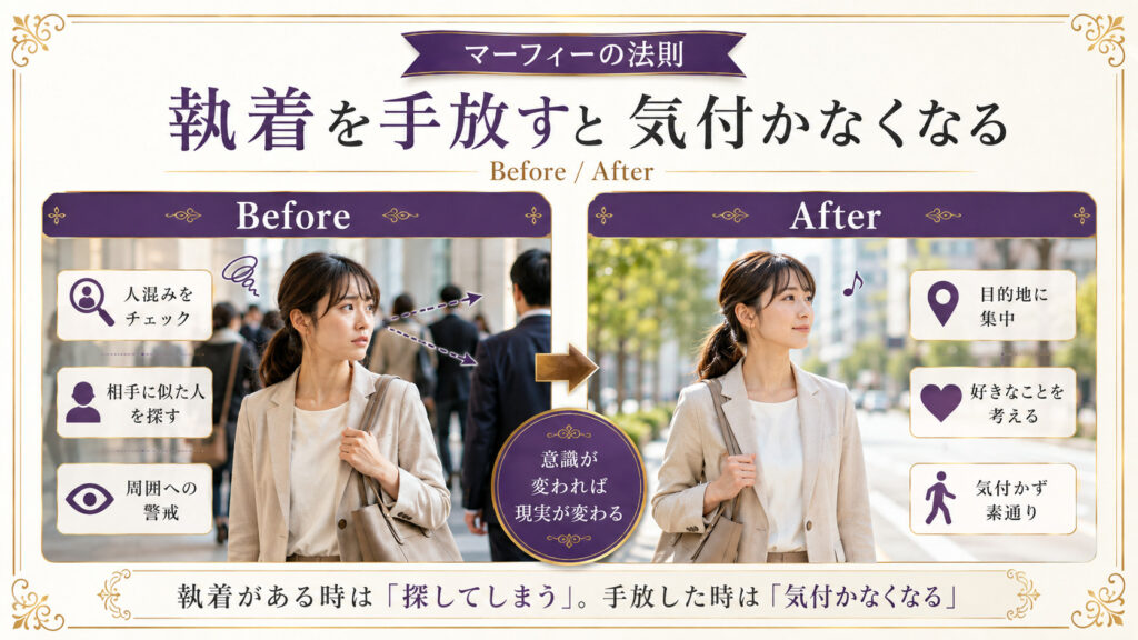 嫌な相手への執着を手放す前と手放した後の意識の違い