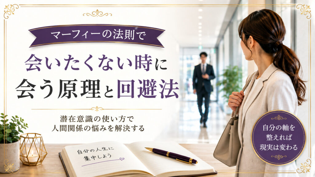 マーフィーの法則で会いたくない時に会う原理と回避法
