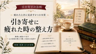 引き寄せの法則に疲れたら？うまくいかない原因と叶わない時の対処法