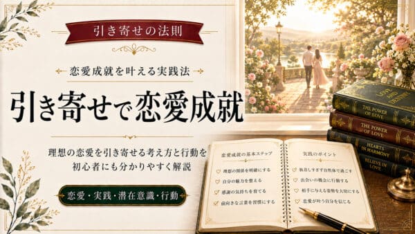 引き寄せの法則で特定の人との恋愛を成就させる奇跡の5ステップ