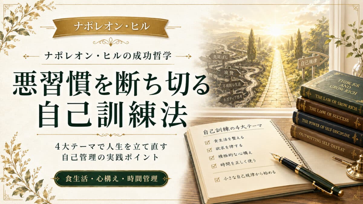 悪習慣を断ち切る