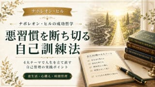 悪習慣を断ち切る自己訓練の4大テーマと自己管理の実践ポイント