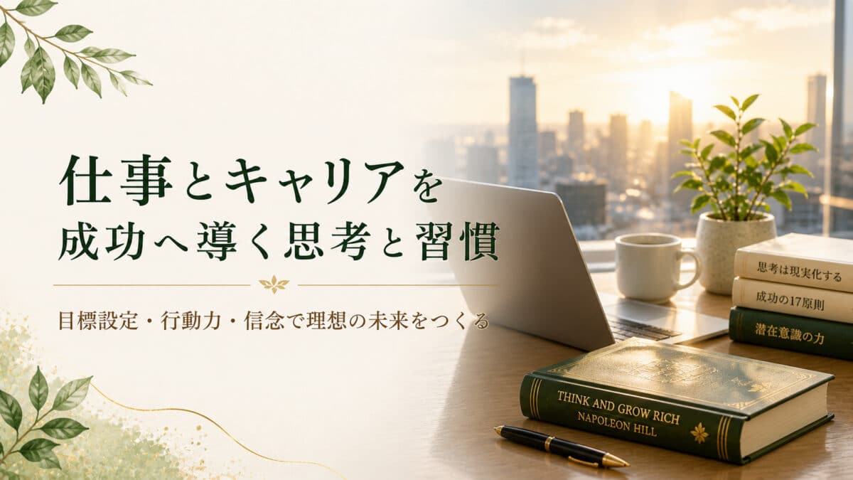 自己啓発と仕事とキャリア