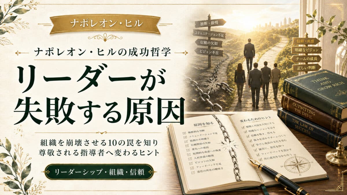 リーダーが失敗する原因
