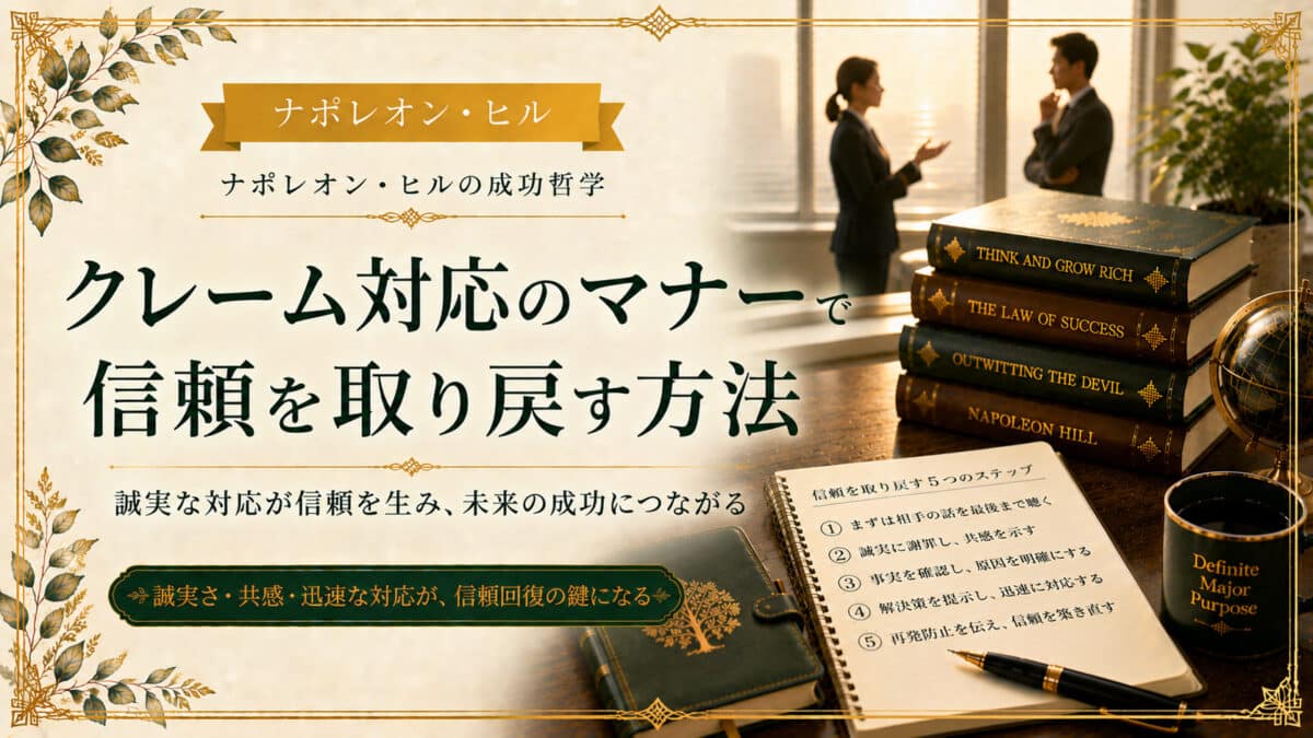 クレーム対応のマナー