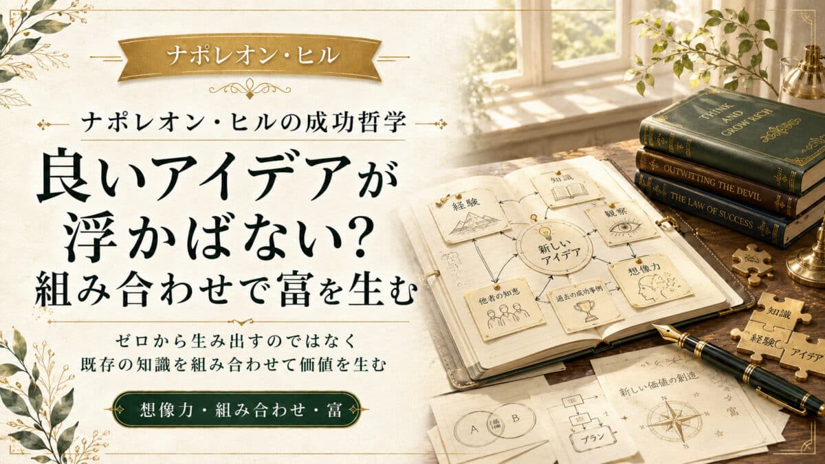 想像力を組み合わせて成功する