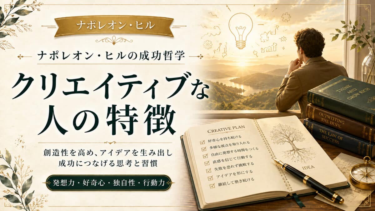 創造的な人の特徴
