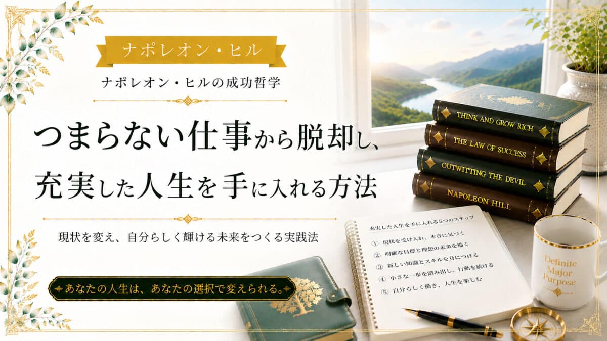 退屈な仕事からの脱却