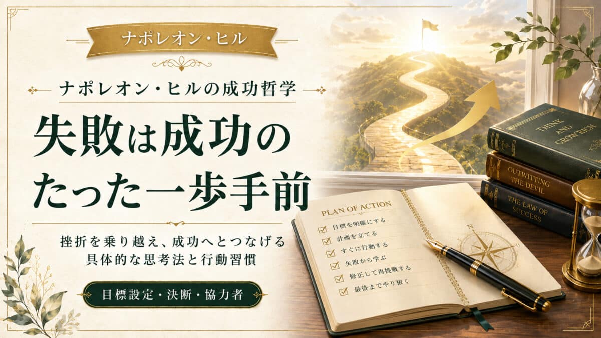 失敗は成功の一歩手前