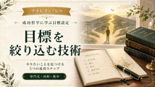 目標を絞り込む技術！やりたいことが見つかる5つの成功ステップ