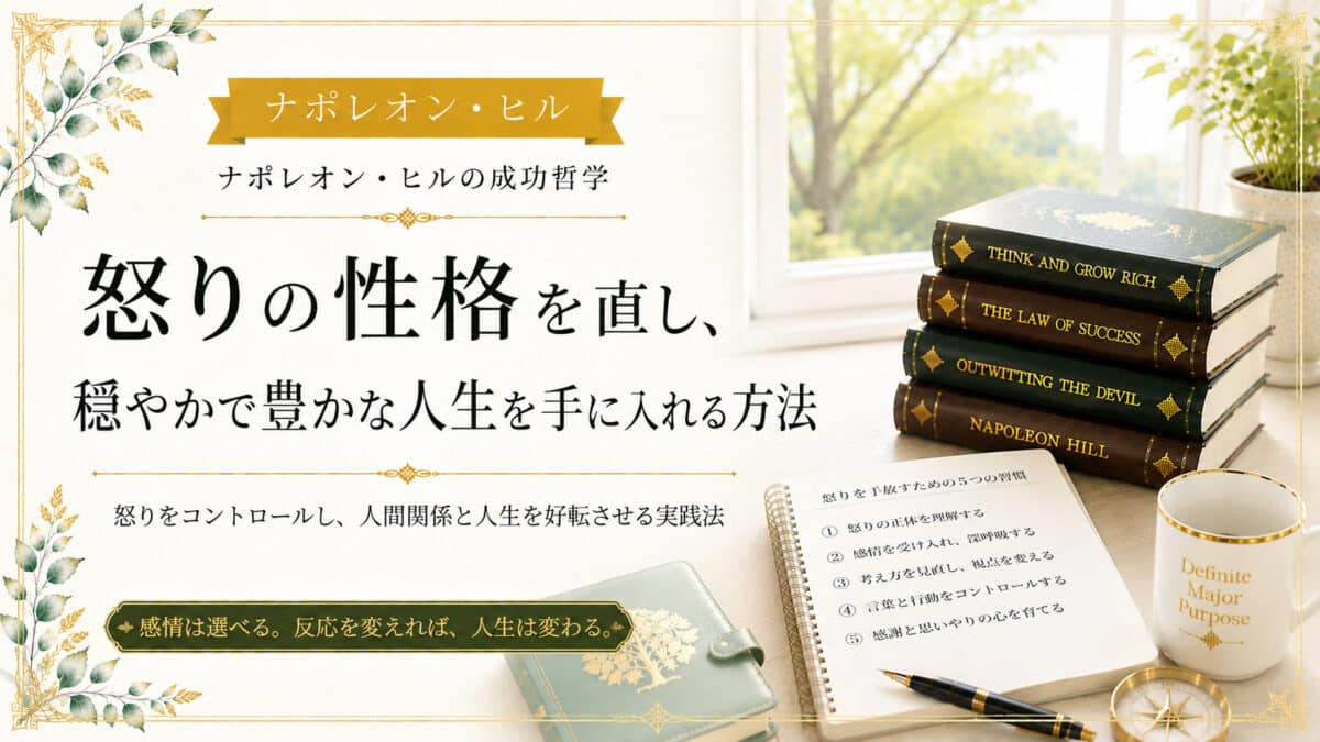 怒りっぽい性格を治す