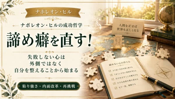諦め癖を直す！子供のパズルから学ぶ失敗しない心の作り方