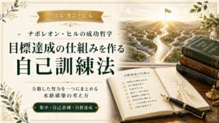 目標達成の仕組みを作る自己訓練｜10のメリットと水路構築法