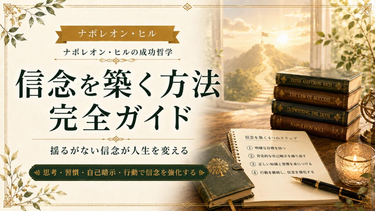 信念を築く方法