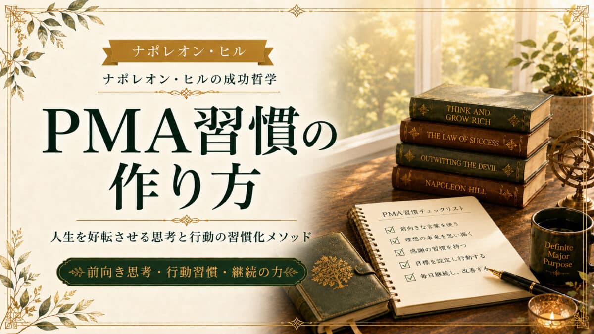 PMAと習慣の作り方