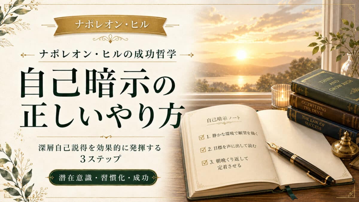 自己暗示のやり方