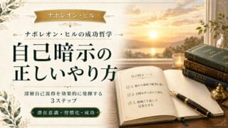 自己暗示の正しいやり方！深層自己説得を効果的に発揮する３ステップ