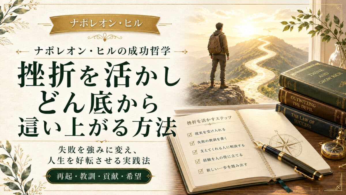 挫折をどう活用するか