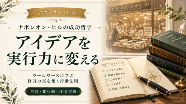 アイデアを実行力に変えて巨万の富を築いたウールワースの実話