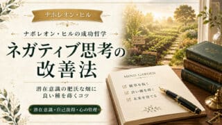 ネガティブ思考を改善するために潜在意識の肥沃な畑に種を蒔くコツ