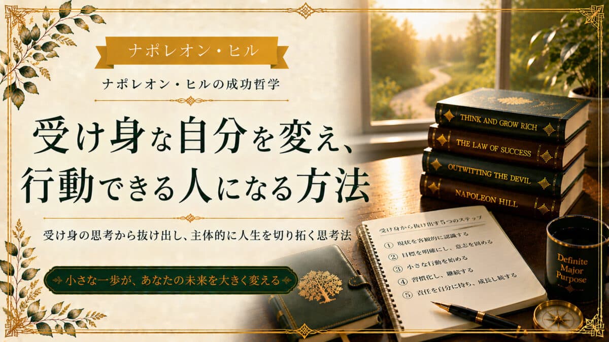 受動的な行動の改善