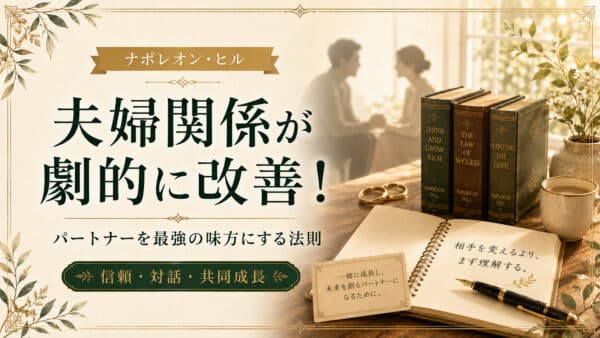 夫婦関係が劇的に改善！パートナーを最強の味方にする法則