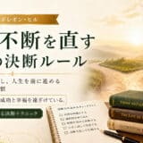優柔不断を治す