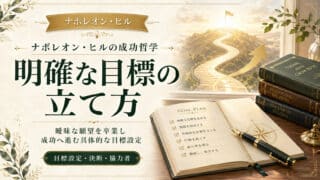 ナポレオンヒル流！明確な目標の立て方と驚くべき利点