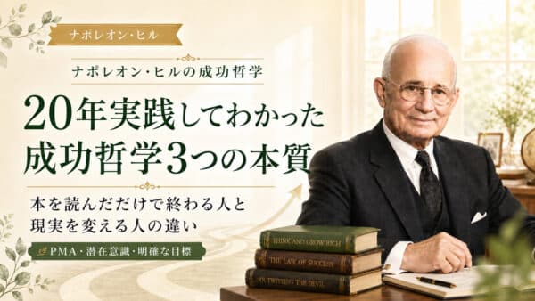 ナポレオンヒルの成功哲学を20年実践して分かった3つの本質