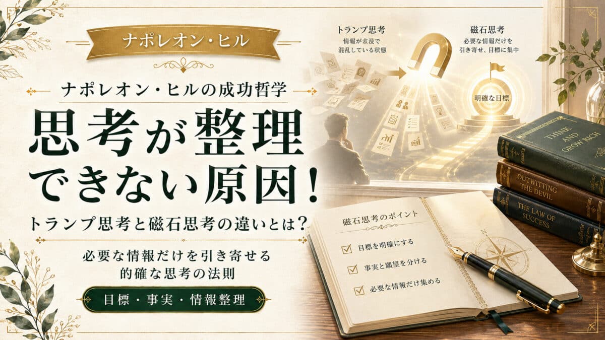 磁石思考で整理する