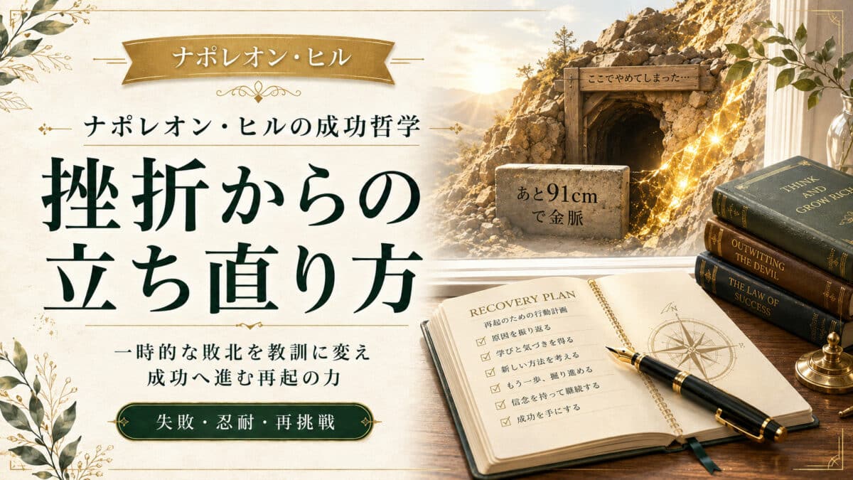 挫折からの立ち直り方