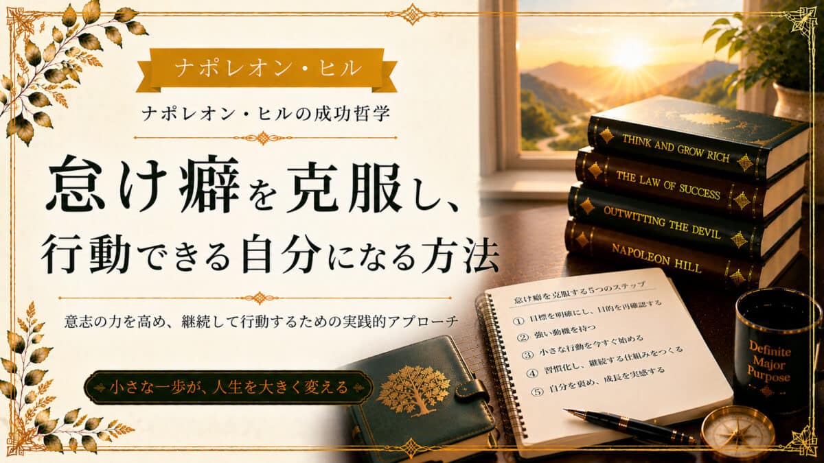 怠惰を克服する