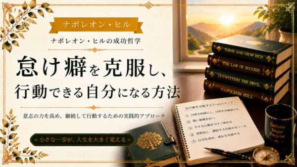 怠惰を克服して無気力をやる気へと変える｜大自然の空虚と怠慢の法則