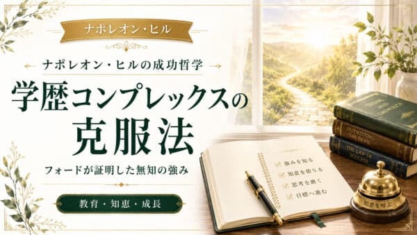 学歴コンプレックスを克服！フォードが証明した無知の強み