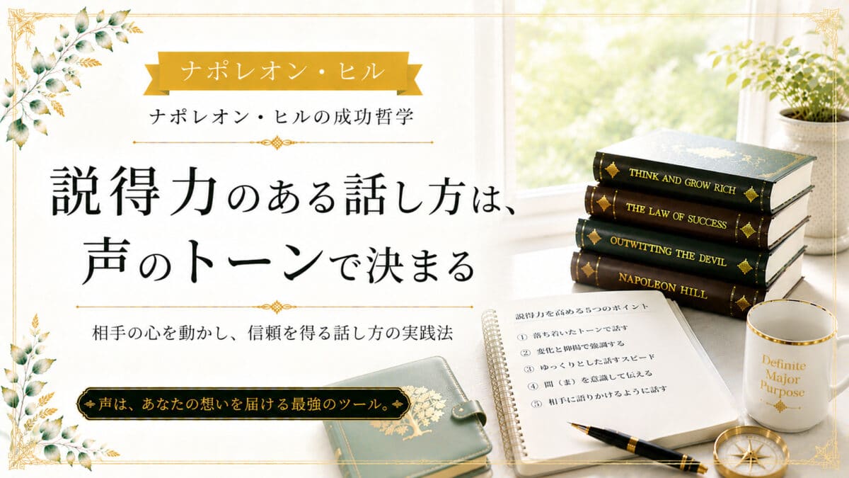 説得力のある話し方