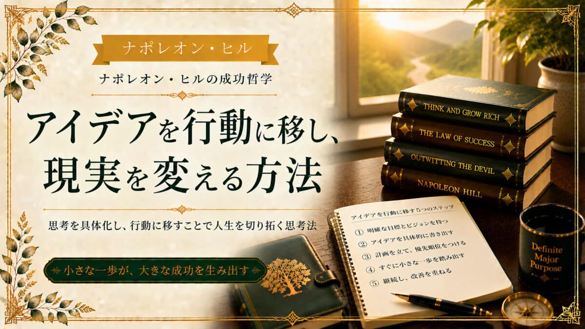 アイデアを実行に移す