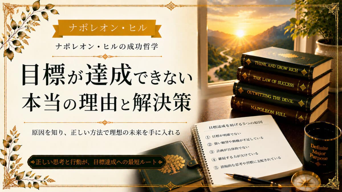 目標達成できない理由
