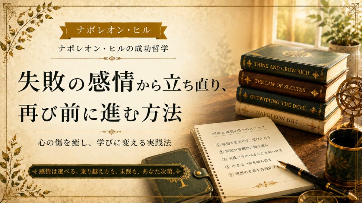 失敗から立ち直る感情