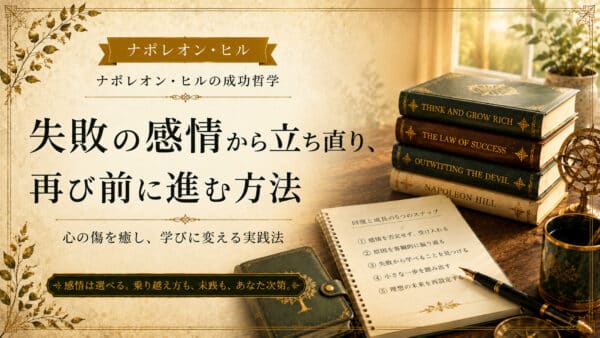 失敗から立ち直る感情のコントロール｜悲しみを熱意に転換する法則