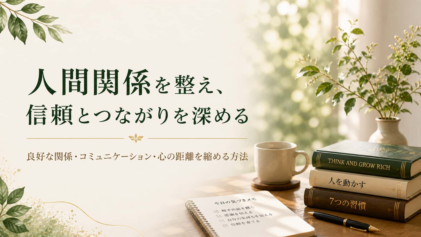 自己啓発で人間関係の悩みを解決!コミュニケーションと話し方