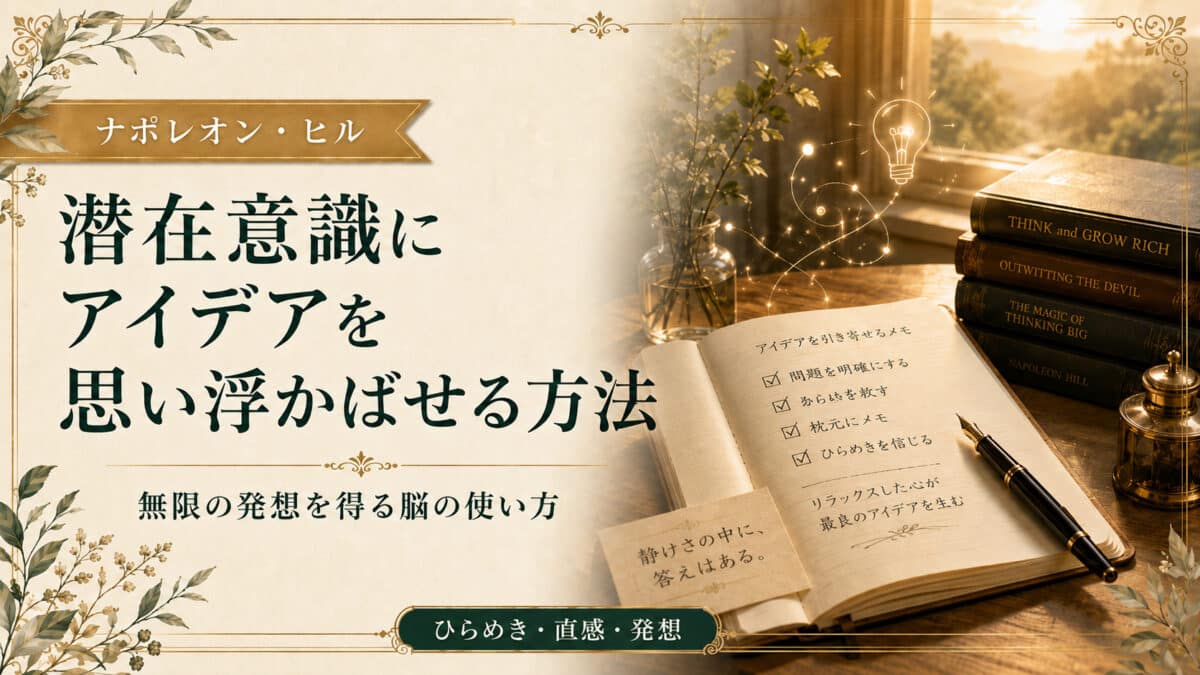 潜在意識とアイデア