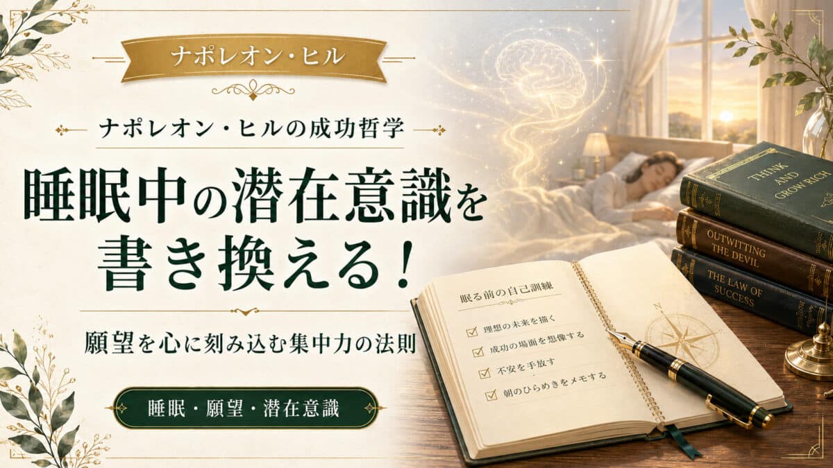 睡眠中の潜在意識