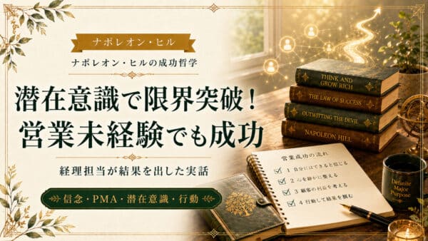 潜在意識で限界突破！営業未経験の経理担当が成功した実話