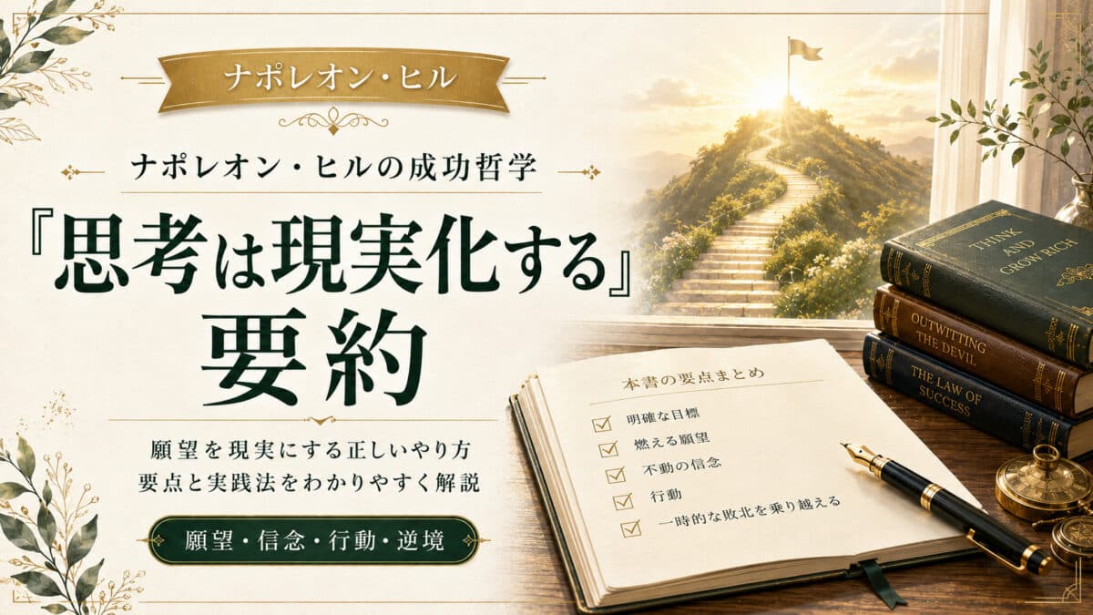 思考は現実化する要約
