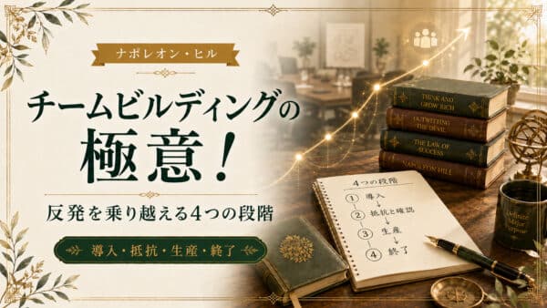 チームビルディングの極意！反発を乗り越える4つの段階
